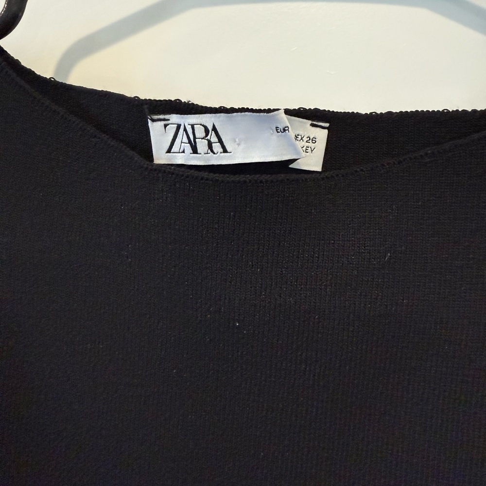 Black Zara Knit Dress - Picture 4 of 6